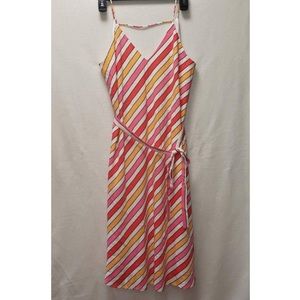 NWT She + Sky Striped Midi Dress